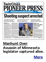 A 57-year-old man has been arrested in the US state of Minnesota on suspicion of killing a Democratic state lawmaker and her husband. The arrest on Sunday night was the culmination of a huge two-day manhunt following the deaths of Melissa Hortman, a Minnesota Democrat, and her husband Mark. State Governor Tim Walz called it a ''politically motivated assassination''. Now, the Democratic Party is faced with the task of spinning the story of a Democrat killing a Democrat.